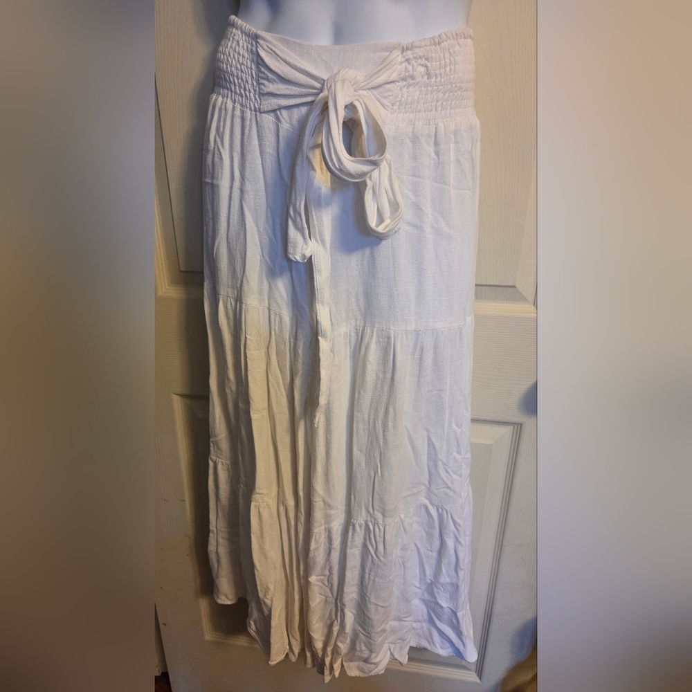 Women's Tie Waist Wide Leg Pants Size Large